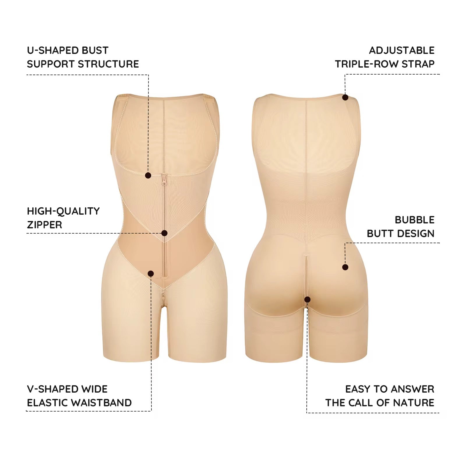 Sculpting Tummy Control Fajas Colombianas for Women Moldeadoras Shapewear
