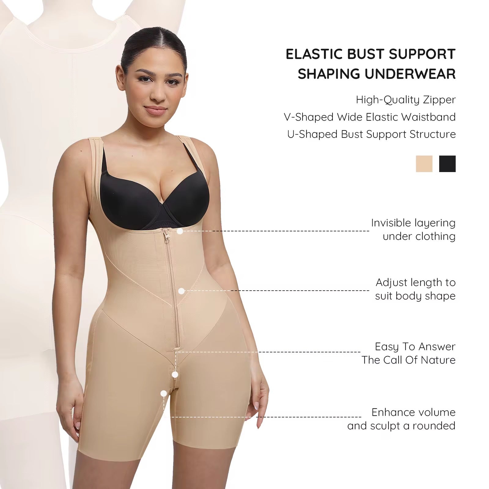 Sculpting Tummy Control Fajas Colombianas for Women Moldeadoras Shapewear